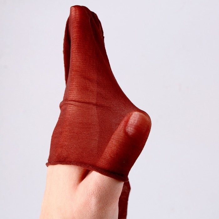 Капрон для кукол и цветов, набор 4 шт., размер 1 шт. &mdash; 45 &times; 6 см, цвет коричневый