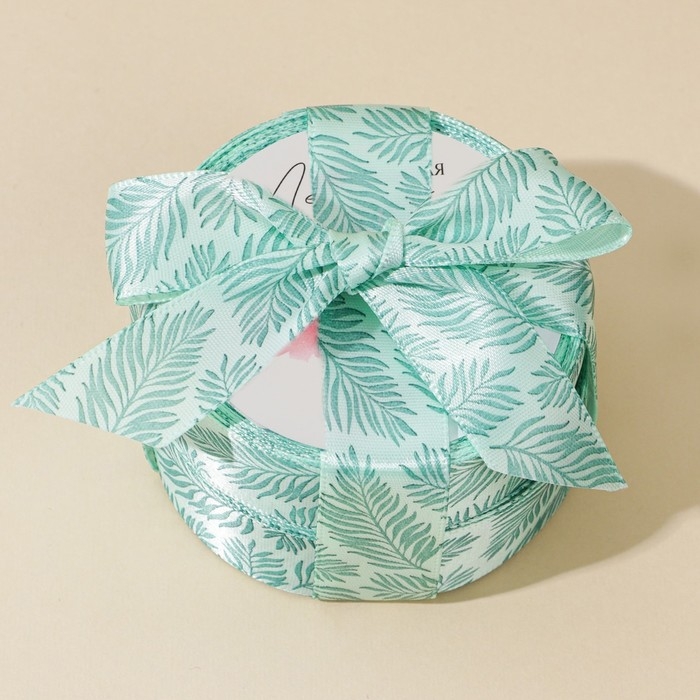 Лента атласная, подарочная упаковка, &laquo;Тропики&raquo;, 2 см х 5 м