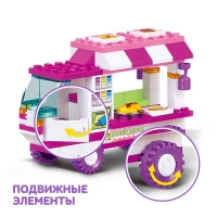 Конструктор &laquo;Розовая мечта: мобильный ресторан&raquo;, 102 детали