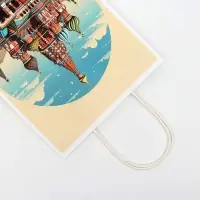 Пакет подарочный крафтовый &laquo;С Душой&raquo; 27&times;22&times;11 см, 120 г/м&sup2;