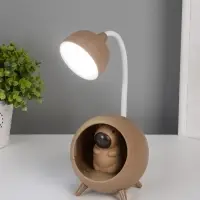 Ночник "Капибара в круглом кресле" LED 3Вт 5V USB АКБ 2 режима 8,5х8,5х25,5 см