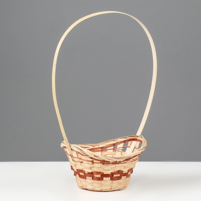 Корзина плетеная &laquo;Ладья&raquo;, 18&times;16&times;6 см, бамбук