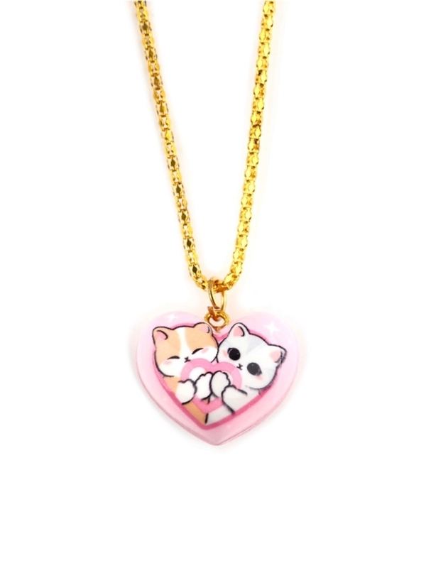 Кулон подвеска сердце &ldquo;Для заМУРчательной девочки&rdquo;, 2,4 х 2,3 см