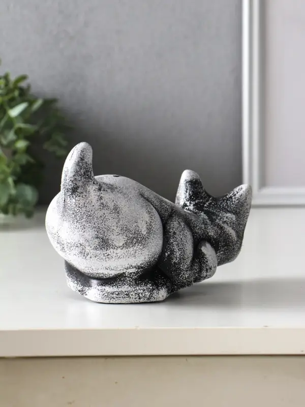 Копилка "Кот Василий" 11,5х18х9 см, белый