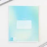 Тетрадь 12 листов в косую линейку, А5, на скрепке, блок №1 &laquo;Школьные принадлежности&raquo; МИКС