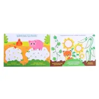 Раскраски набор &laquo;Рисуем точками&raquo;, 6 точка - маркеров, 8 раскрасок