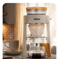 Портативная кофеварка-пуровер КТ-7570 - 0.35 л