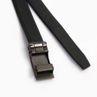 Ремень муж 06-01-07-03, Март2501, 3,5*3*130 см Великан , автомат, под флотер, черный