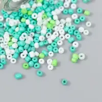 Бисер 12/0 в бутылочке "Молодая зелень" 20 гр 6х2х2 см