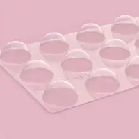 Форма для шоколада и конфет &laquo;Полусфера&raquo;, 22&times;13 см, 15 ячеек, d=3 см, прозрачная