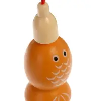 Детская деревянная пирамидка сортер с удочкой