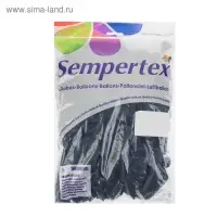 Воздушные шары латексные 12" &laquo;Металл&raquo;, 100 шт., цвет графит