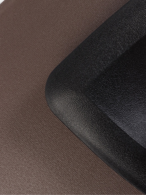 Коврик из дутого ПВХ, 51&times;81&times;1.9 см, коричневый - чёрный