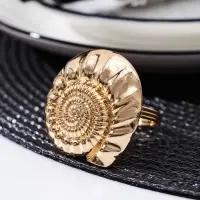 Кольцо для салфетки Nature, 4,5&times;5&times;4,5 см, цвет золотой