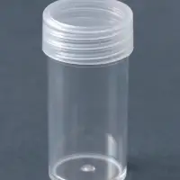 Баночка пластик "Цилиндр" прозрачная (в) 2,5х2,5х5 см