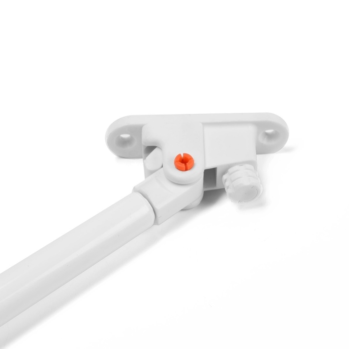 Газлифт 120N CAPPIO, доводчик, бесшумное открывание/закрывание, белый, дополнительная защита, 2 шт.