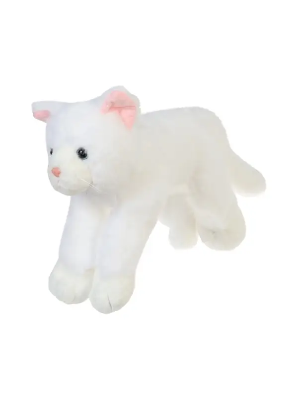 Мягкая игрушка "Ленивый котик" цвет белый, 49 см