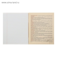 Тетрадь предметная Calligrata "Неон", 48 листов в линию Литература, со справочным материалом, обложка мелованный картон, УФ-лак, блок офсет