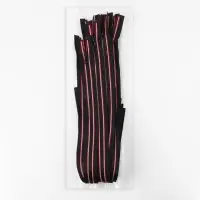 Молния &laquo;Трактор&raquo;, №5, разъёмная, замок автомат, 60 см, чёрная, красная, белая