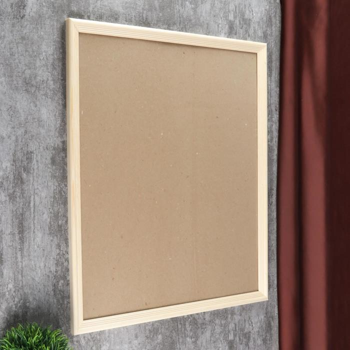 Фоторамка с 20 40х50 см белое дерево (пластиковый экран)