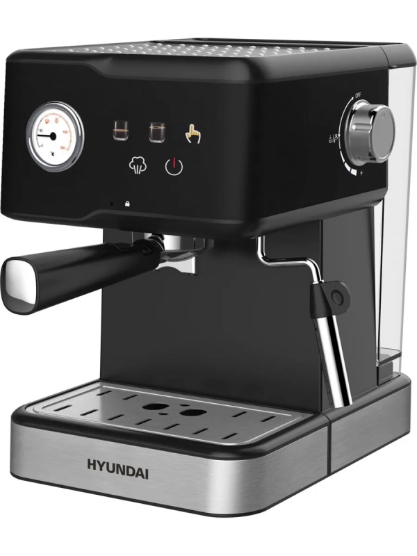 Кофеварка рожковая HEM-4204 1000Вт черный