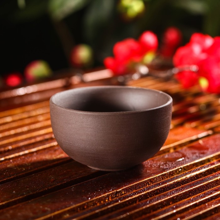 Пиала керамическая &laquo;Красная глина&raquo;, 40 мл, d=5,5 см