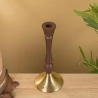 Подсвечник на 1 свечу "Шоколад" 10,5х10,5х25 см