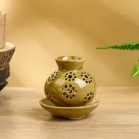 Аромалампа &laquo;Кувшин&raquo;, 9&times;9&times;9 см, керамика, бежевая