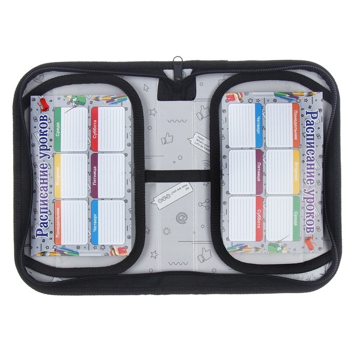 Пенал 1 секция, 130 х 210 х 40 мм, 2 откидные планки, тканевый, Calligrata TOP, Content "Енот"