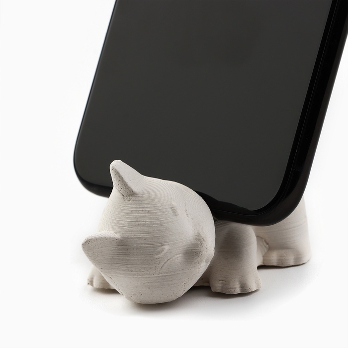 Подставка для телефона &laquo;Корги&raquo;, белая, 6,5 х 5 см