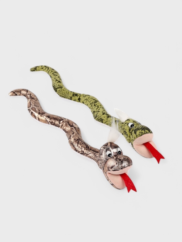 Мягкая игрушка "Змея", 45 см, цвет МИКС
