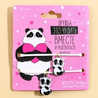 Кулоны неразлучники &laquo;Чудить вместе&raquo;, длина 50 см