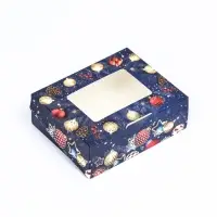 Коробка подарочная новогодняя складная &laquo;Игрушки&raquo;, 10&times;8&times;3.5 см