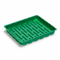 Набор для рассады: торфяная кассета, 12 ячеек по 50 мл, поддон _ &times; _ см, зелёный