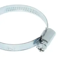 Хомут оцинкованный ZEIN engr, несквозная просечка, диаметр 40-60 мм, ширина 9 мм