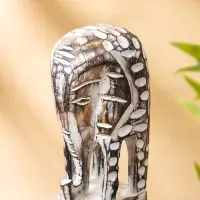 Сувенир "Статуя Слонов" дерево 12х12х38 см