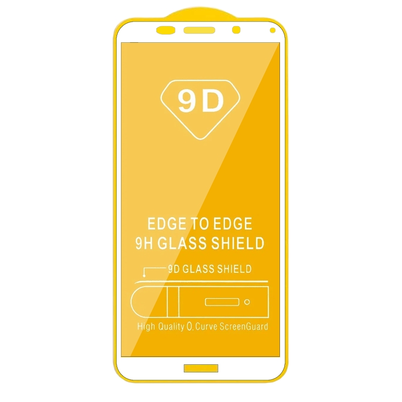 Защитное стекло Huawei Y5 (2018)/Honor 7A с рамкой 9H Full Glue без упаковки белый (25 шт./уп.)