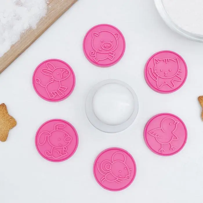 Набор форм для печенья &laquo;Друзья человека&raquo;, 6 шт, цвет МИКС