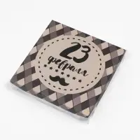 Коробка для печенья, &laquo;23 ферваля&raquo;, 15&times;15&times;3 см