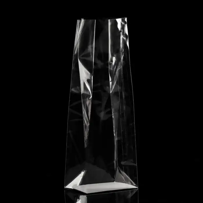 Пакет с жестким дном, 14&times;14&times;45 &laquo;Прозрачный&raquo;