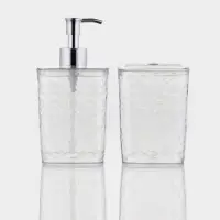 Набор для ванной 2 предмета (дозатор, стакан)