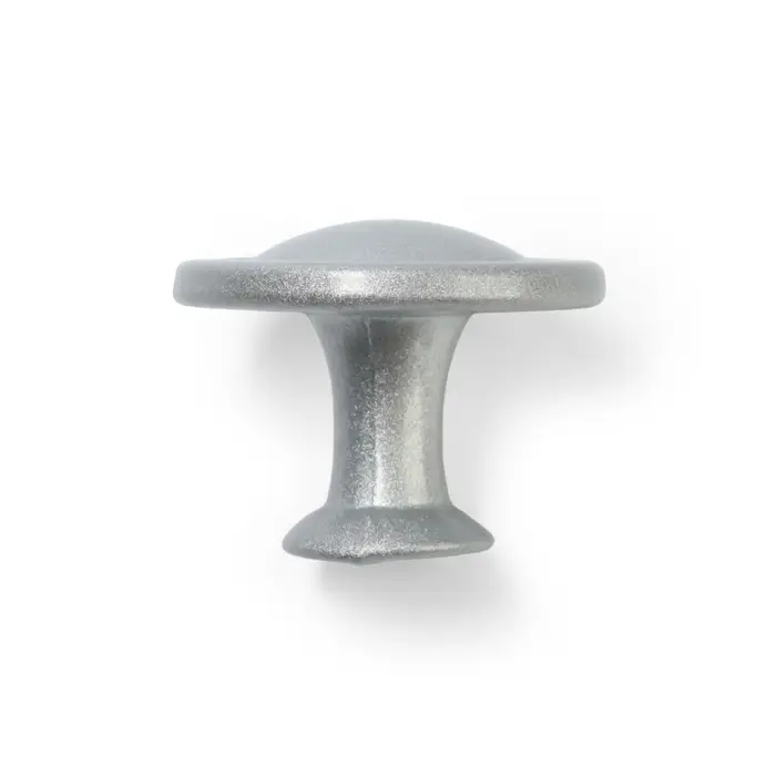 Ручка-кнопка ТУНДРА РК118SN, d=30 мм, матовый никель