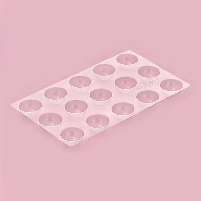 Форма для шоколада и конфет &laquo;Полусфера&raquo;, 22&times;13 см, 15 ячеек, d=3 см, прозрачная