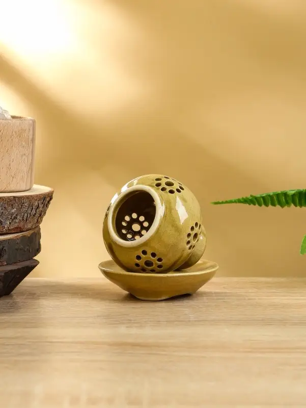 Аромалампа &laquo;Кувшин&raquo;, 9&times;9&times;9 см, керамика, бежевая