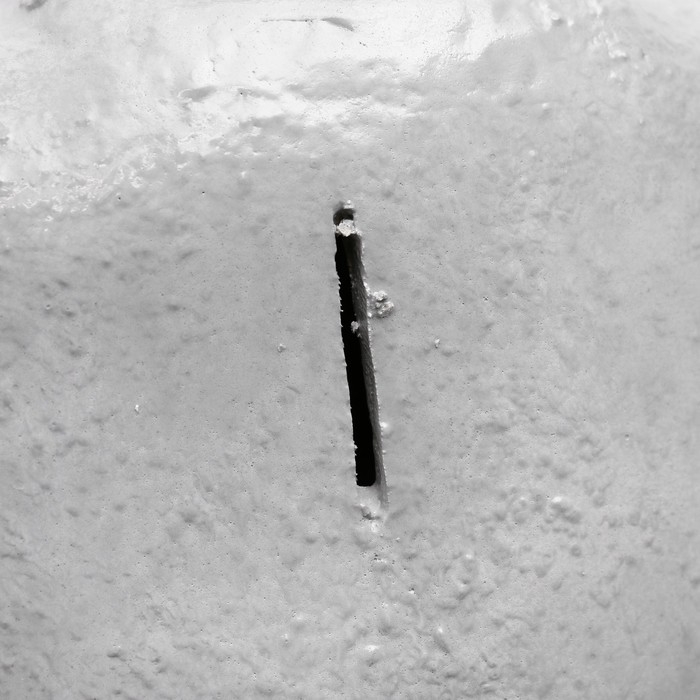 Копилка "Кот с бантом и рыбкой" серый, 38см