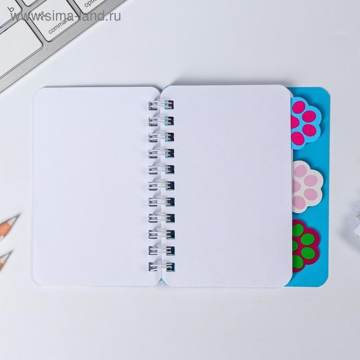 Блокнот с разделителями А7, 40 л &laquo;Котик&raquo;