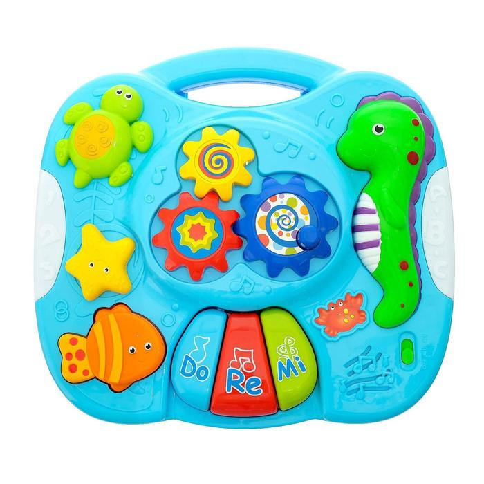 Детский столик 3 в 1 для малышей &laquo;Морское приключение&raquo;, световые и звуковые эффекты