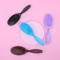 Расчёска массажная, 22 &times; 6 см, цвет МИКС