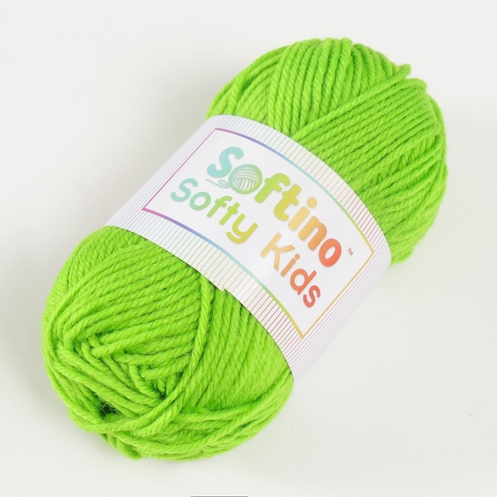 Пряжа 100% акрил "Softy Kids" 90м &plusmn;5м 50 гр цвет 47 лайм