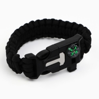 Браслет для выживания &laquo;100% уверенность в победе&raquo;, 26 х 2,5 см.